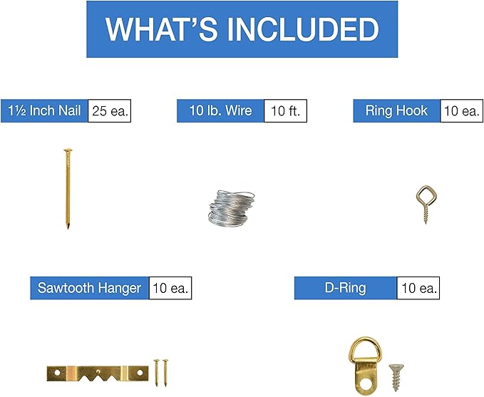 Assorted Picture Hanging Kit