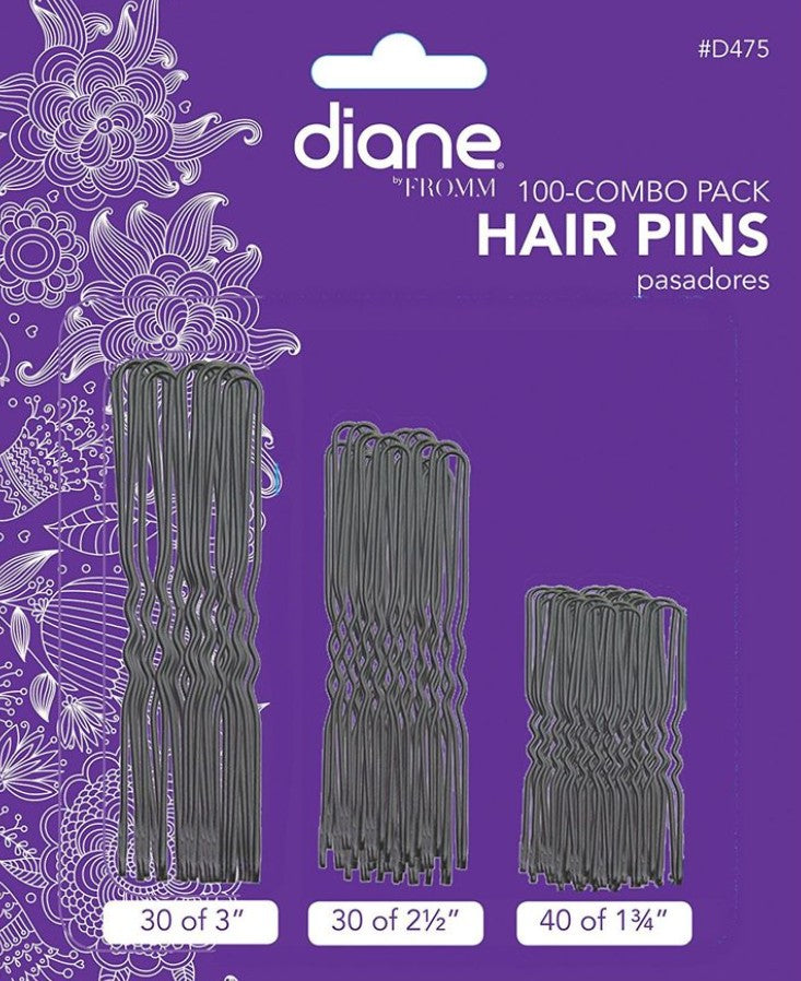 HAIR PINS BLACK 100-PACK