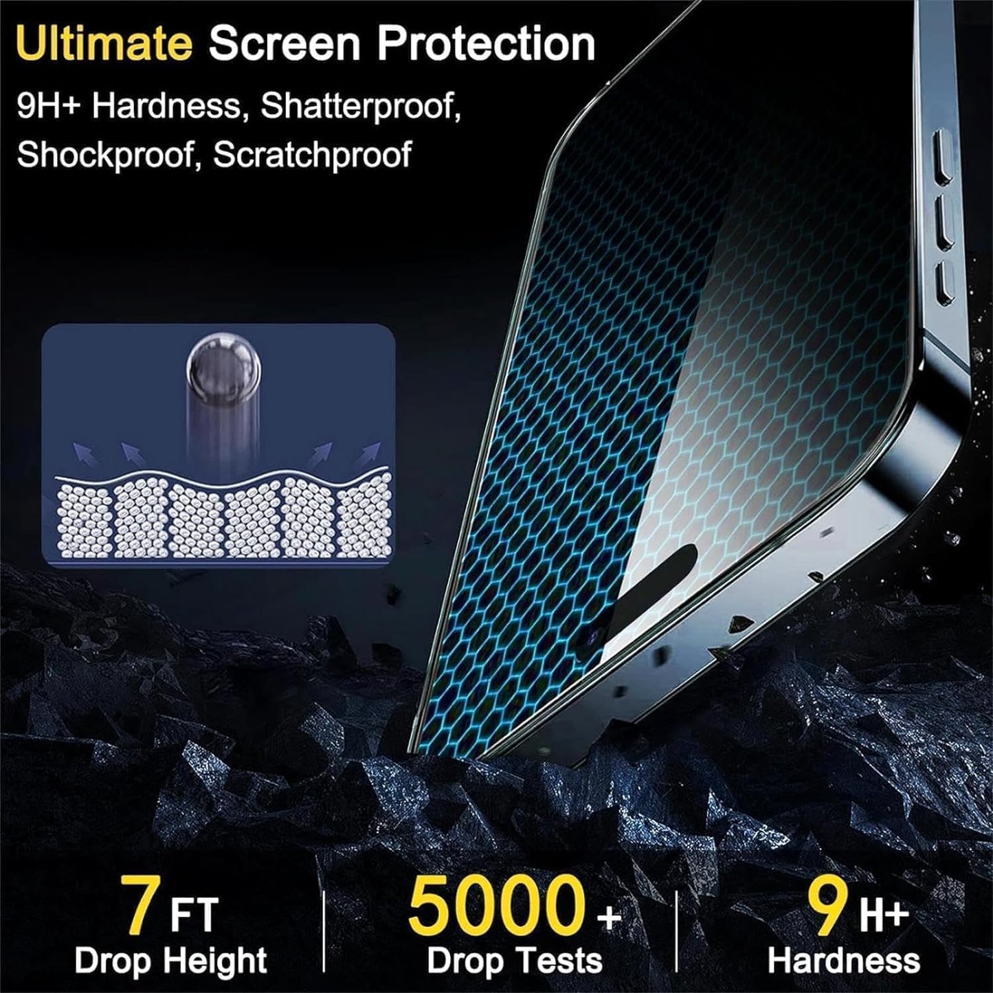 iPhone 15 Pro Max 4 Pack Screen Protector