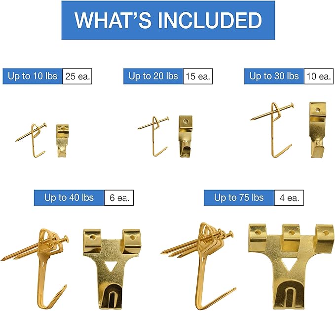 Assorted Picture Hanging Kit