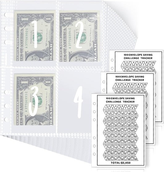 100 Envelopes Money Saving Challenge Binder