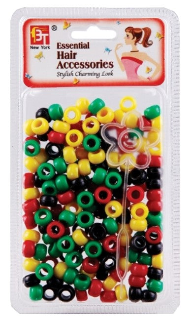 Beads Red, Green, Yellow & Black with tool